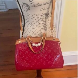 *AUTHENTIC* Louis Vuitton Monogram Vernis Patent Leather Brea MM Bag EUC
